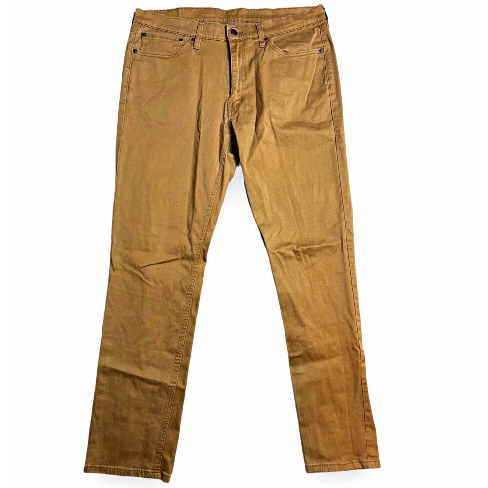 Levi's 541 Athletic Fit Tapered Brown Denim Jeans W36 L34 Mid Rise 5-Pocket